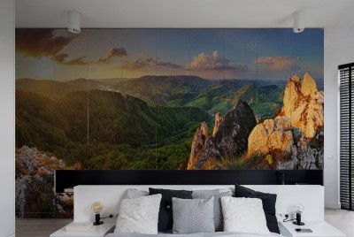 Naklejki na meble Skaliste góry podczas zmierzchu w Słowacji