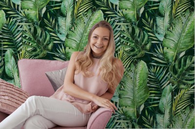 Tapeta ścienna - Liście egzotyczne