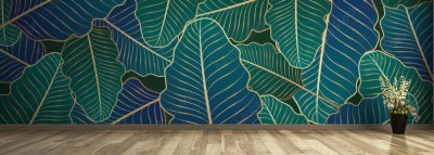 Fototapeta Zielony tropikalny liści