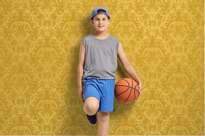 Fototapeta z motywem kwietnego ornamentu