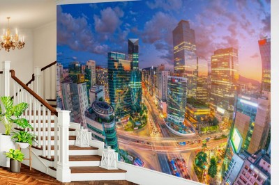 Fototapeta Kolorowe światła miast