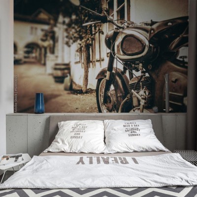 Fototapeta Motocykl w stylu vintage