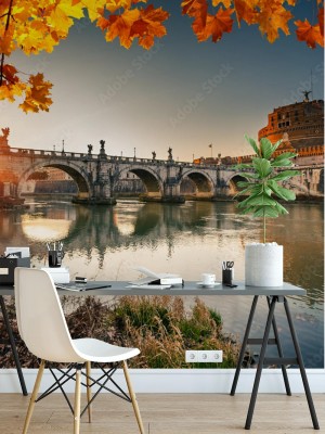 Fototapeta Twierdza Sant&#39;Angelo w Rzymie