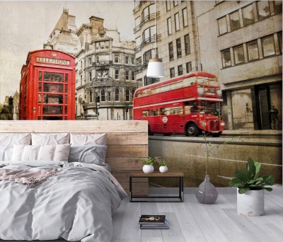 Fototapeta Vintage Street London Fleet