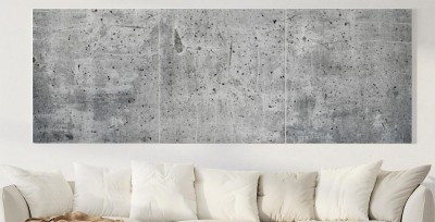 Obrazy do salonu Beton na ścianie