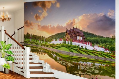 Fototapeta Royal Flora Park w Chiang Mai