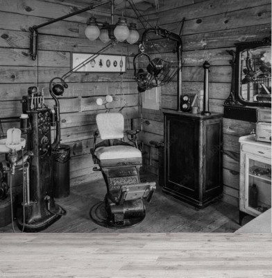 Fototapeta Wnętrze gabinetu dentysty w wersji Retro 