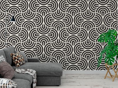 Tapeta Geometryczny ornament w paski