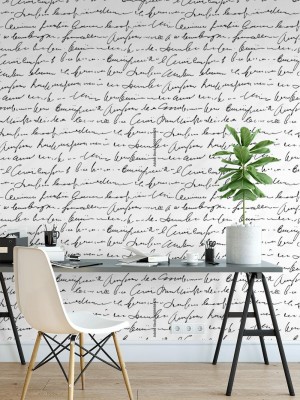 Fototapeta z ręcznie pisanym tekstem