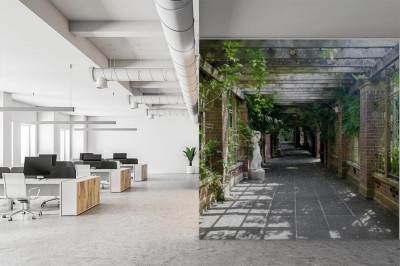 Fototapeta Tunel wiodący do ogrodu