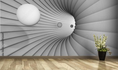 Fototapeta Kule w tunelu