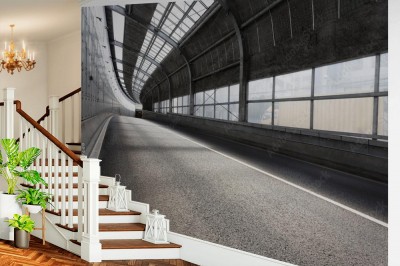 Fototapeta Pusty tunel nowoczesnego miasta