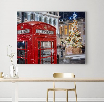 Obraz na płótnie Choinka w Londynie