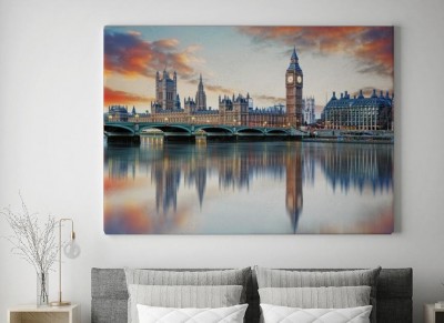 Obraz na płótnie Londyn - Big Ben i gmach parlamentu