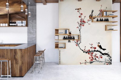 Fototapeta Malowane ptaki