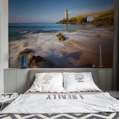 Fototapeta do sypialni z krajobrazem Brytyjskiego wybrzeża 