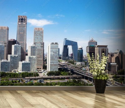 Fototapeta Nowoczesne budownictwo w Pekinie