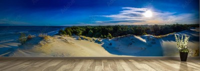 Fototapeta Panorama - pejzaż morski