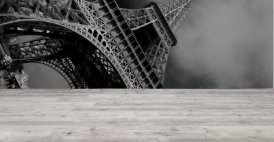 Fototapeta Paryż z perspektywy pijanej żaby