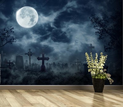Fototapeta Cmentarz Zombie