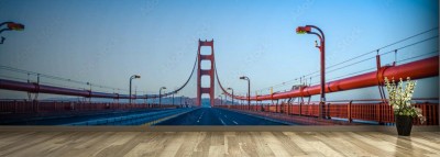 Fototapeta Golden Gate Bridge 3D