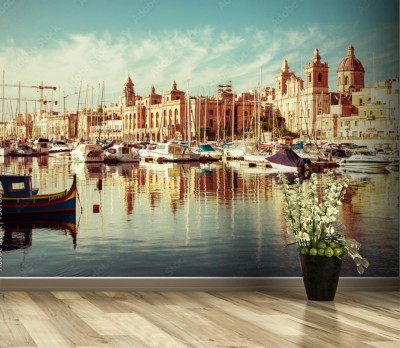 Fototapeta Widok pięknego wybrzeża Vittiriosa