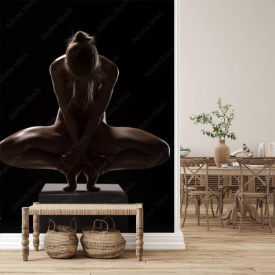 Fototapeta Artystyczny obraz nagiej blondynki