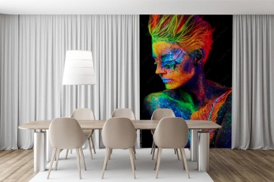 Fototapeta Jaskrawy portret