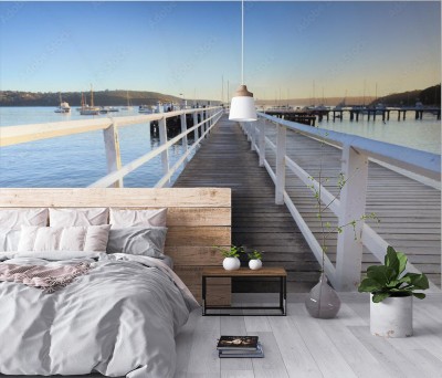 Fototapeta Molo przy plaży Balmoral