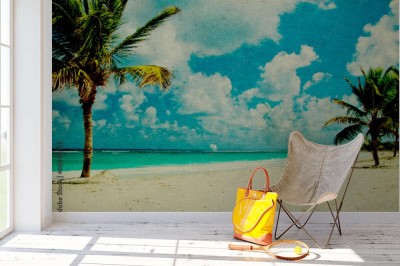 Fototapeta Plaża w Retro kolorach