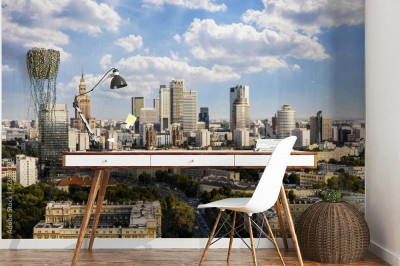 Fototapeta Warszawa w słoneczny dzień