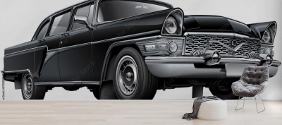 Fototapeta Radziecki luksusowy samochód