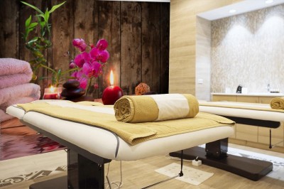 Fototapeta Sceneria do masażu w SPA