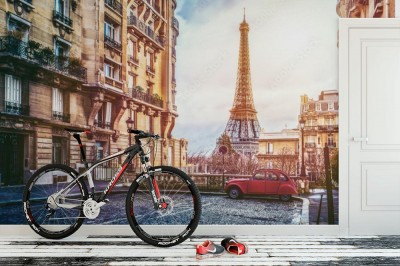 Fototapeta Miasto Paryż w stylu retro