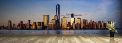 Fototapeta Panorama Dolnego Manhattanu