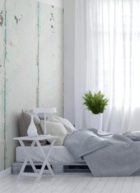 Fototapeta Tło z białych desek