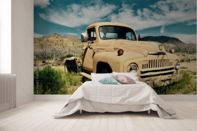 Fototapeta Wrak Oldtimera wzdłuż Route 66 w Arizonie