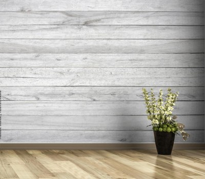 Fototapeta z szarym wzorem naturalnej struktury drewna