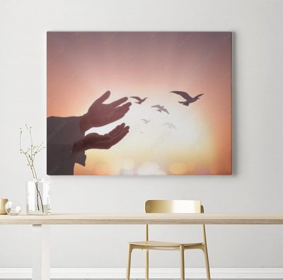 Obrazy do salonu Sylwetka islamu