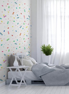 Tapeta do pokoju dziecka w kolorowe ciapki