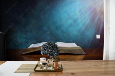 Fototapeta Otwarta Biblia