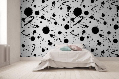 Fototapeta "abstrakcyjny wzór z plamami atramentu"