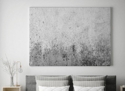 Obraz na płótnie Czarnobiała metalowa tekstura