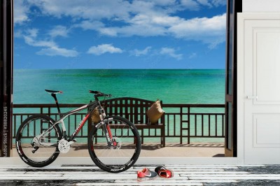 Fototapeta Luksusowa willa na plaży