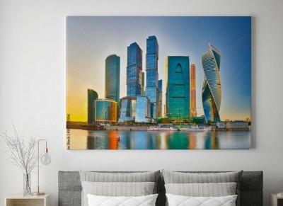 Obrazy do salonu Panorama miasta Moskwy