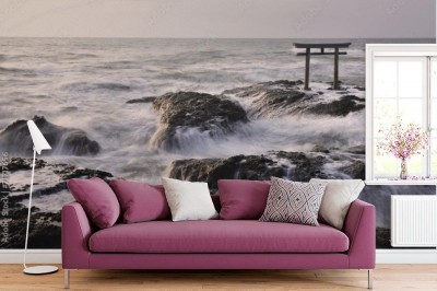 Fototapeta Brama Torii nad morzem