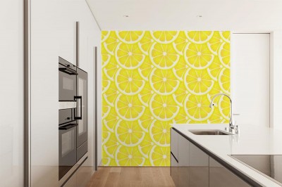 Fototapeta Tło z plasterków cytryny