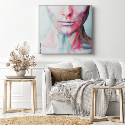 Obraz na płótnie portret "ludzkie płótno"