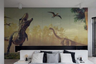 Naklejka na szafę Dinozaur