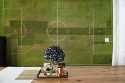 Fototapeta Boisko do piłki nożnej z lotu ptaka